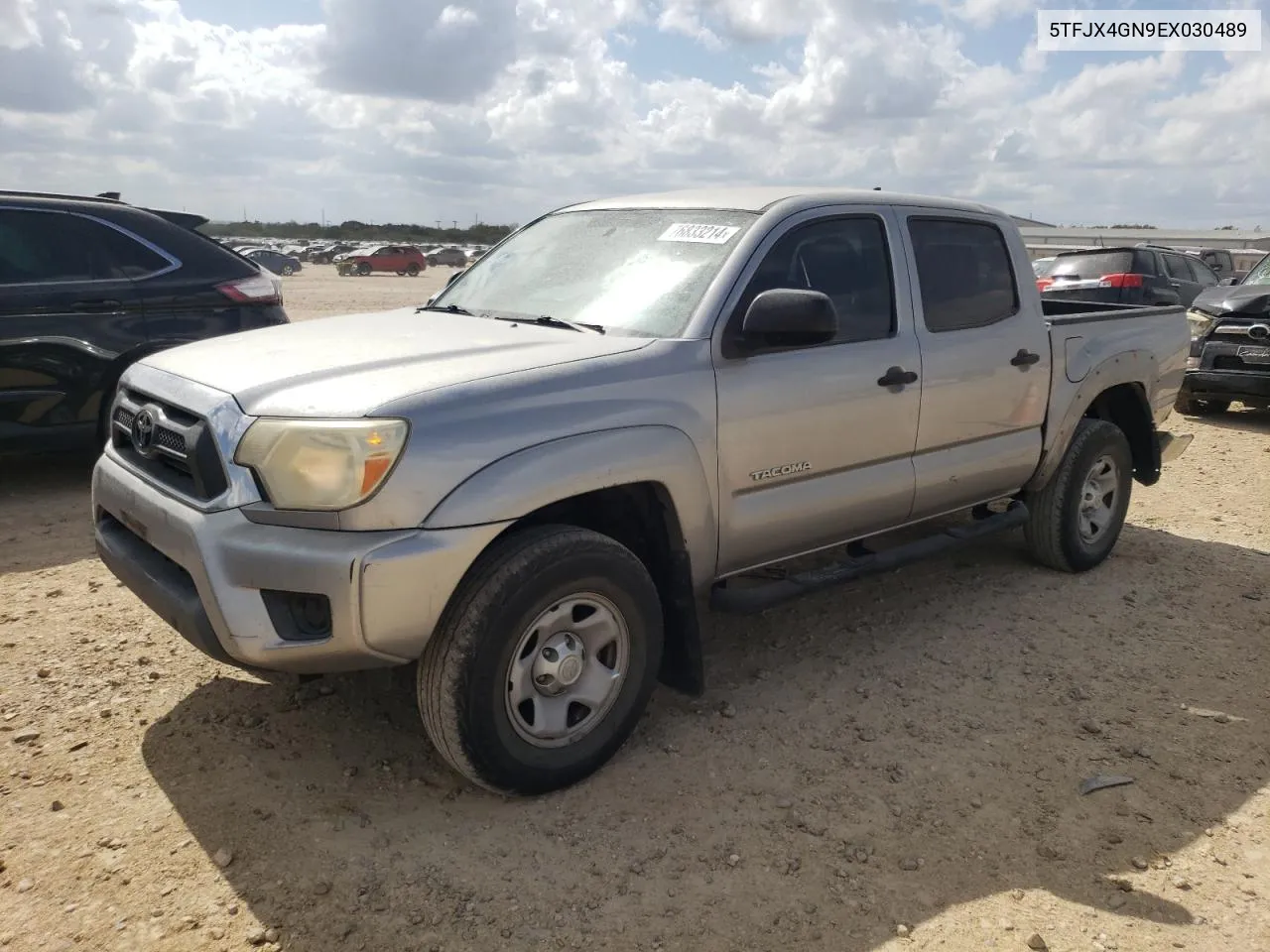 2014 Toyota Tacoma Double Cab VIN: 5TFJX4GN9EX030489 Lot: 76833214