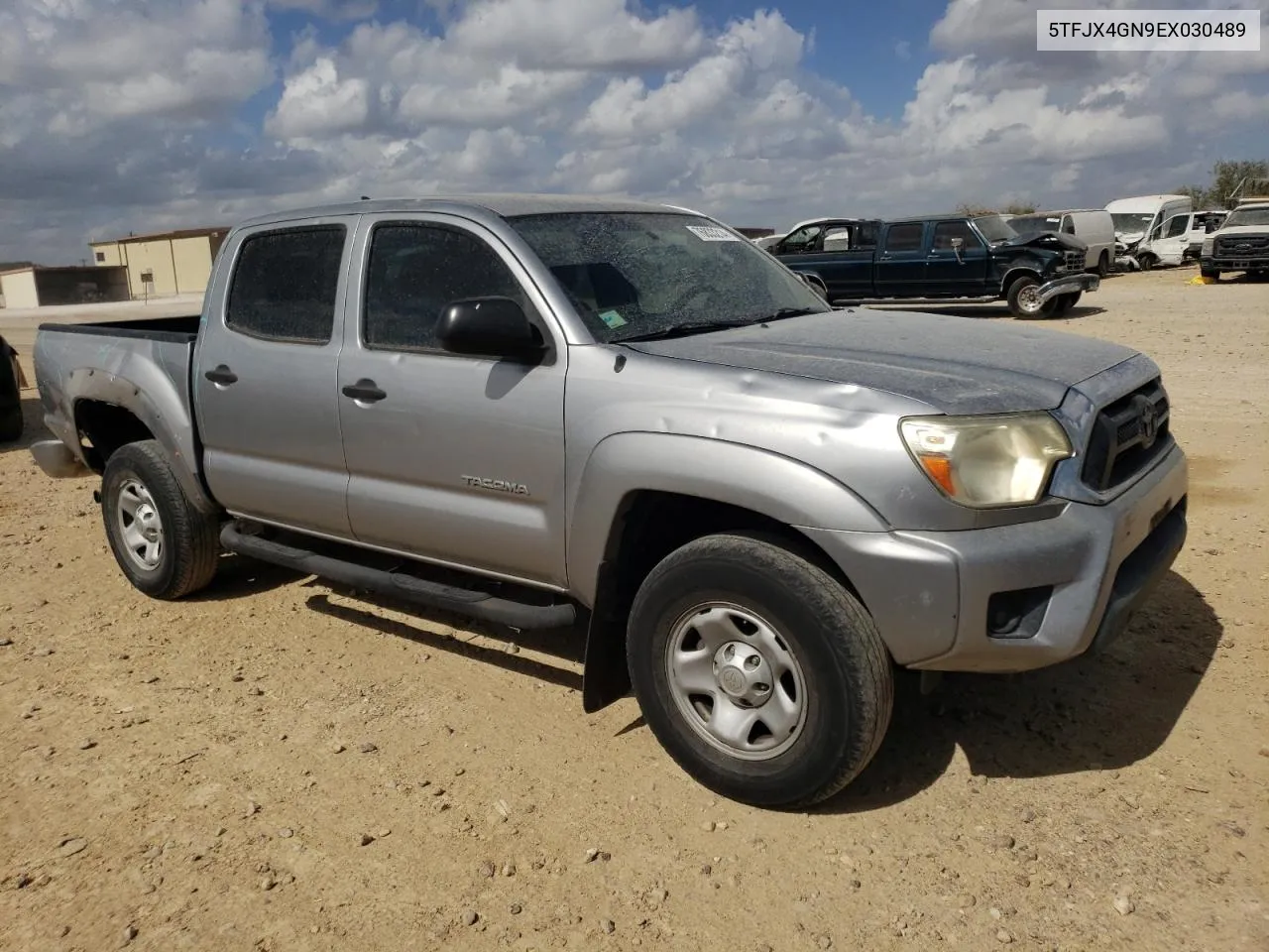 2014 Toyota Tacoma Double Cab VIN: 5TFJX4GN9EX030489 Lot: 76833214