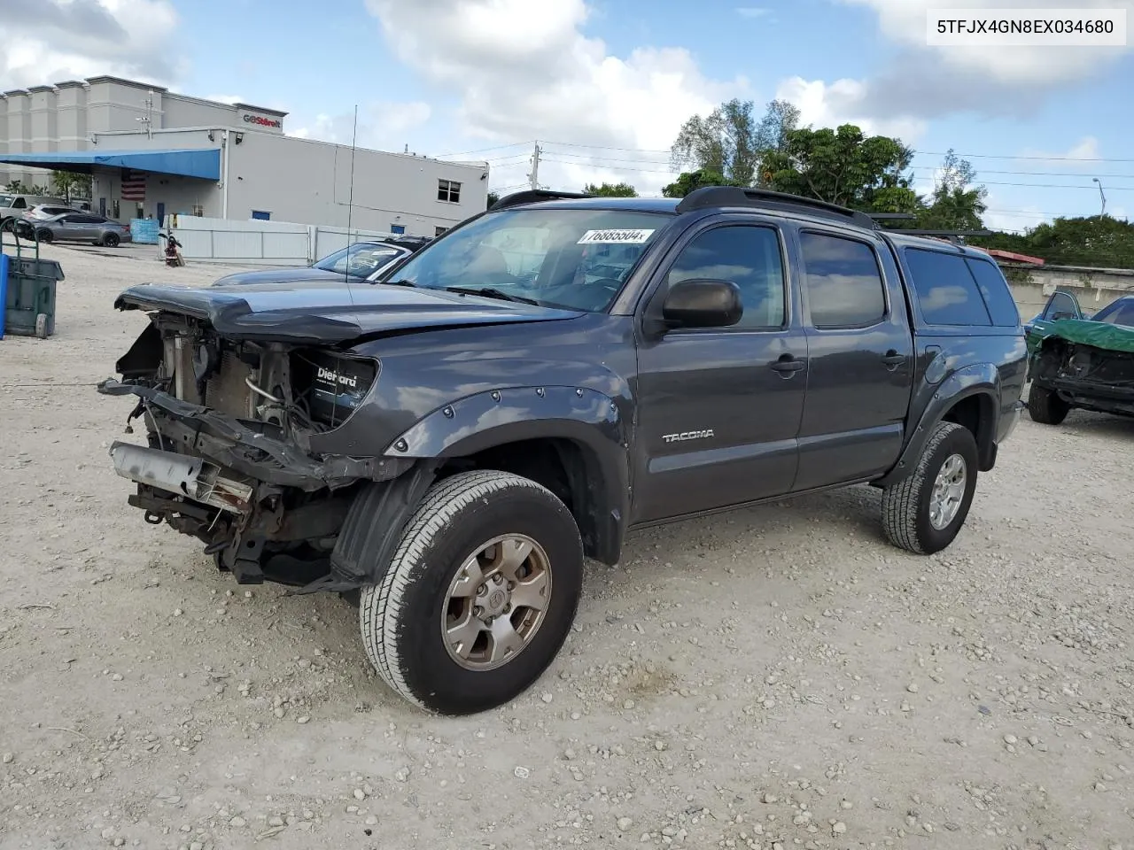 2014 Toyota Tacoma Double Cab VIN: 5TFJX4GN8EX034680 Lot: 76885504