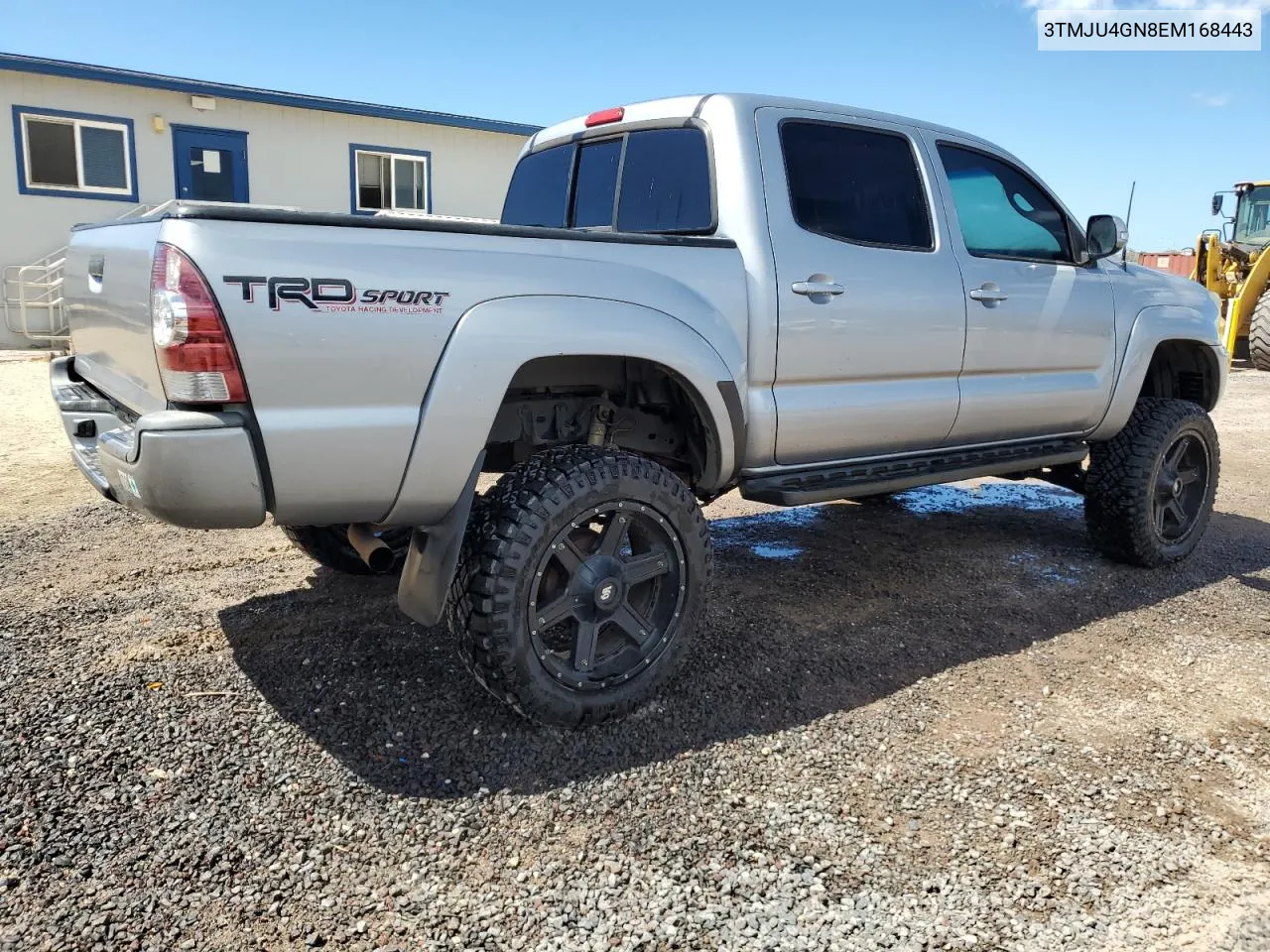 2014 Toyota Tacoma Double Cab Prerunner VIN: 3TMJU4GN8EM168443 Lot: 76939514