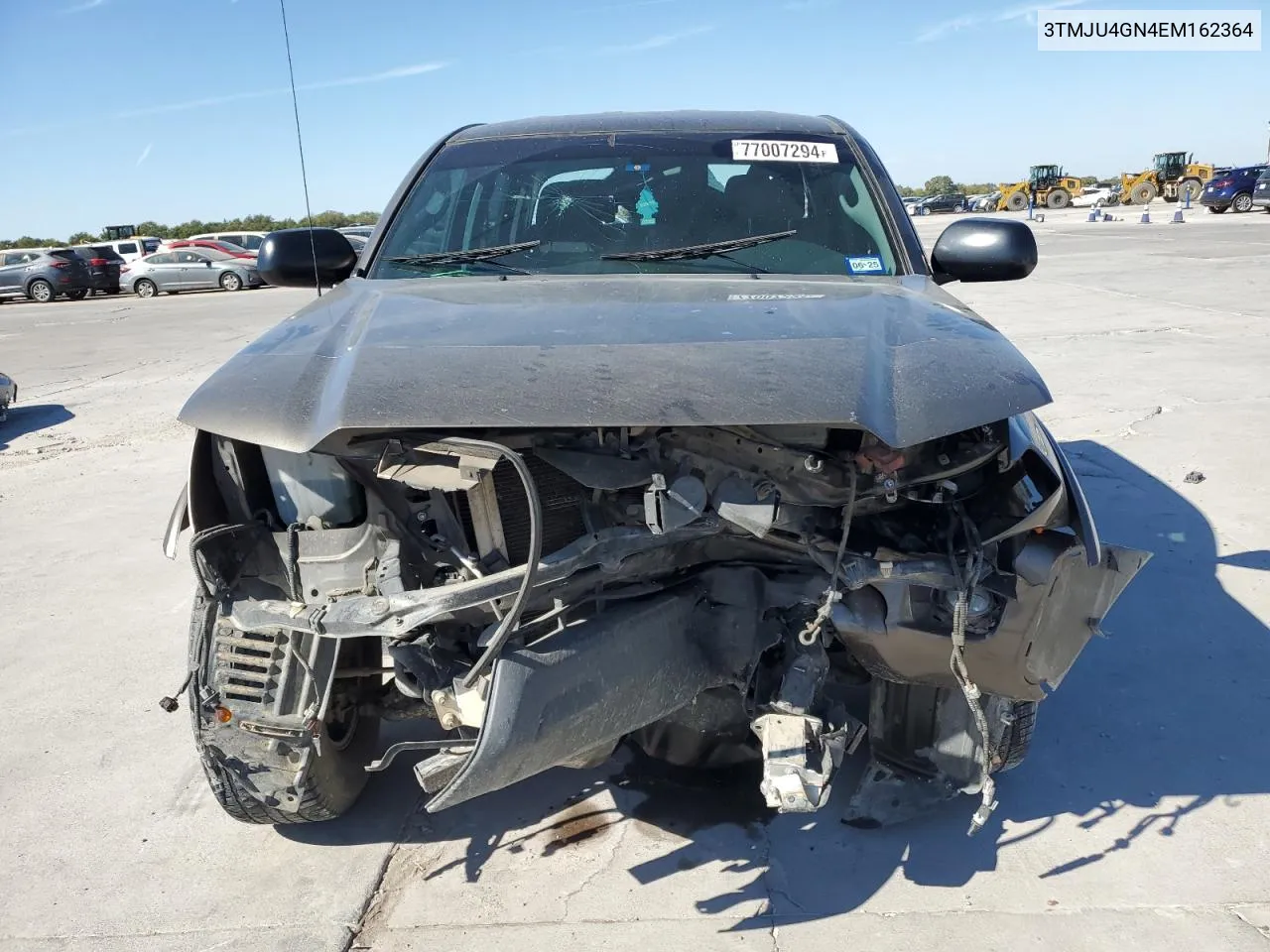 2014 Toyota Tacoma Double Cab Prerunner VIN: 3TMJU4GN4EM162364 Lot: 77007294