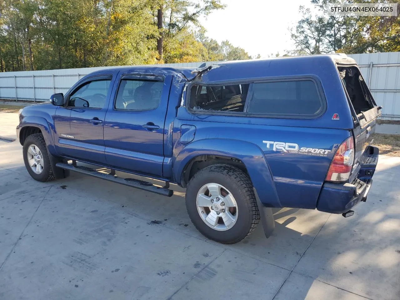 2014 Toyota Tacoma Double Cab Prerunner VIN: 5TFJU4GN4EX064025 Lot: 77214924