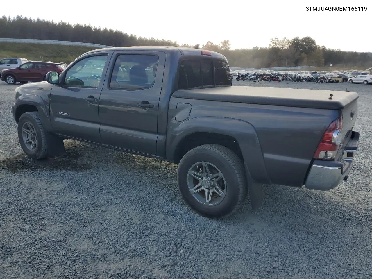 2014 Toyota Tacoma Double Cab Prerunner VIN: 3TMJU4GN0EM166119 Lot: 77277074