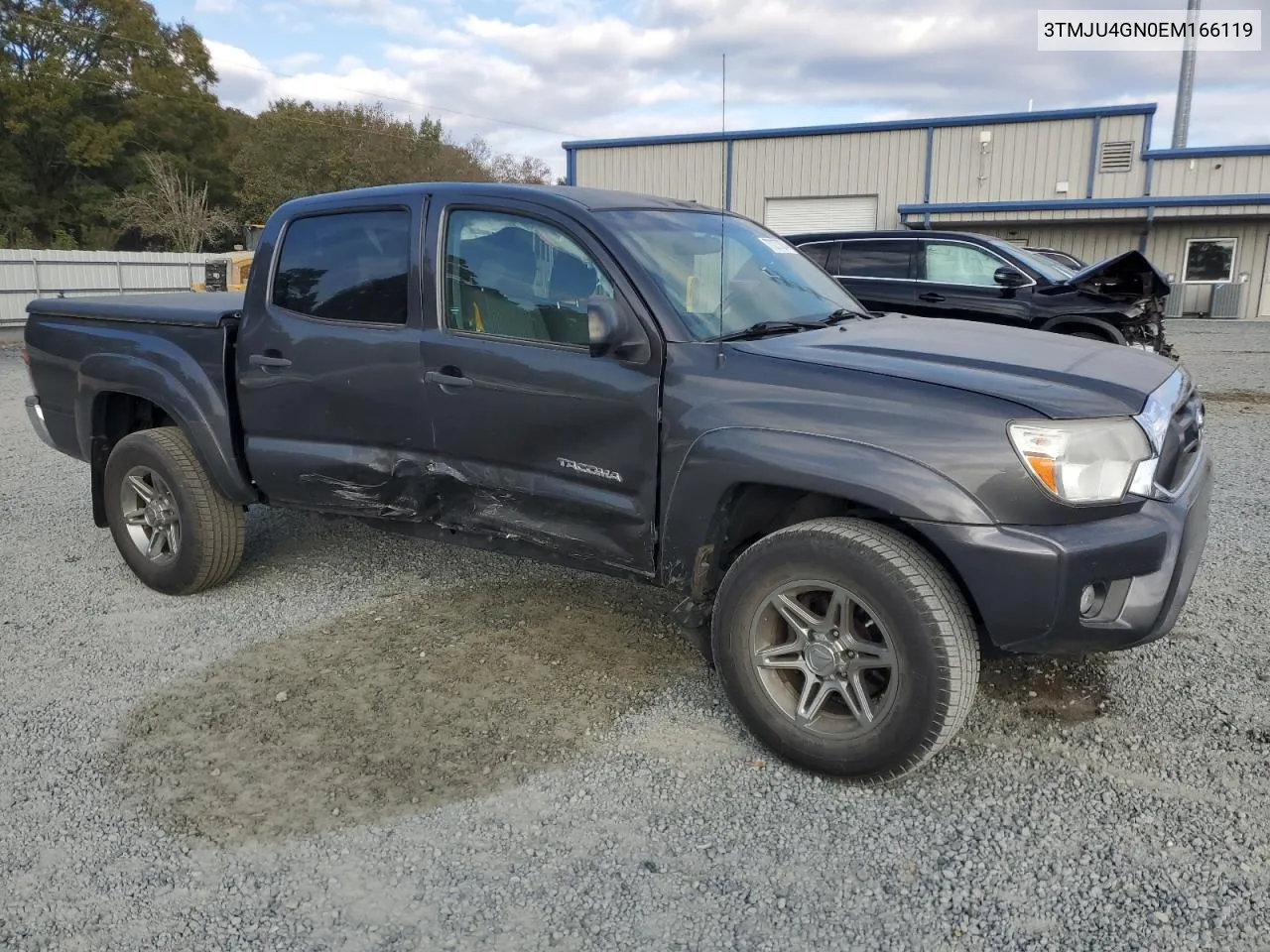 2014 Toyota Tacoma Double Cab Prerunner VIN: 3TMJU4GN0EM166119 Lot: 77277074