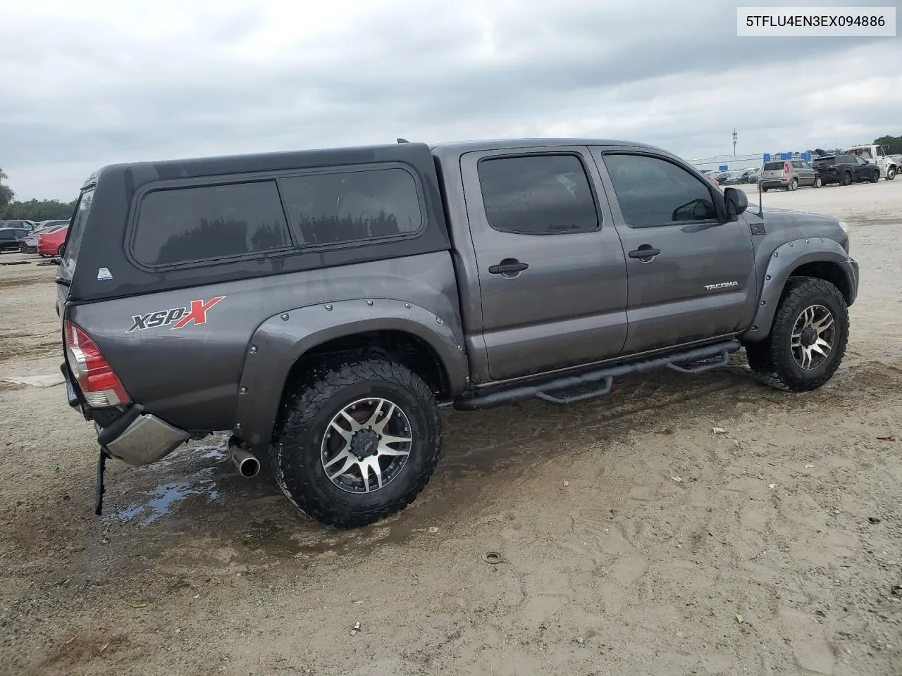 2014 Toyota Tacoma Double Cab VIN: 5TFLU4EN3EX094886 Lot: 77409054