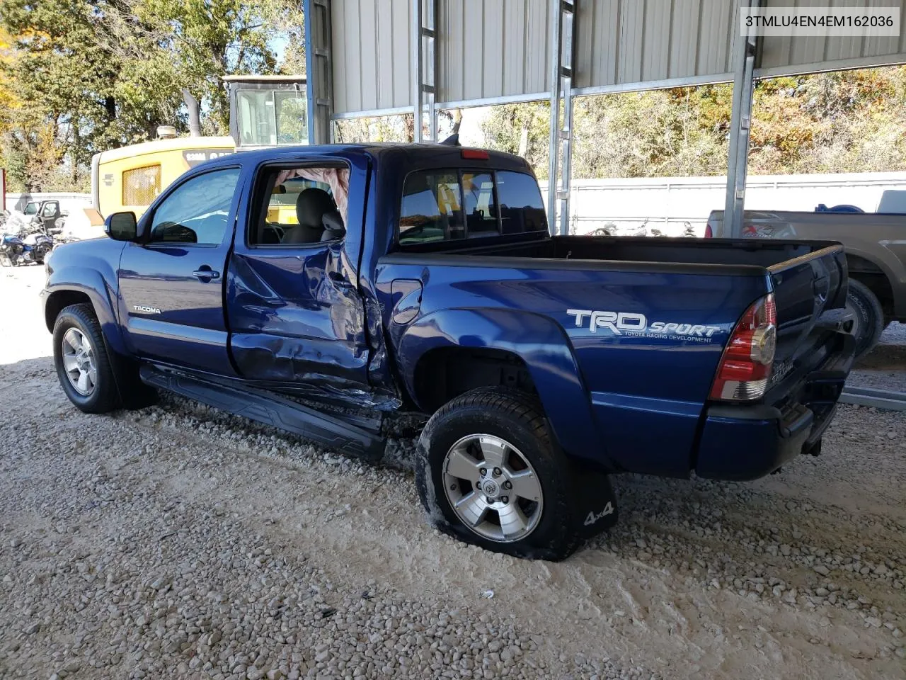 2014 Toyota Tacoma Double Cab VIN: 3TMLU4EN4EM162036 Lot: 77469914