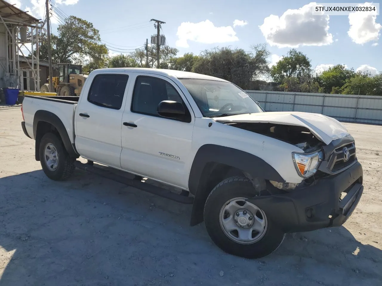 2014 Toyota Tacoma Double Cab VIN: 5TFJX4GNXEX032834 Lot: 77742284