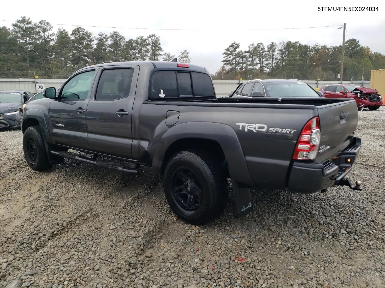 2014 Toyota Tacoma Double Cab Long Bed VIN: 5TFMU4FN5EX024034 Lot: 78142834