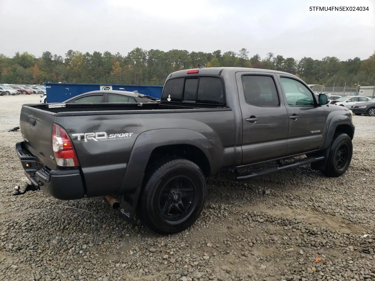 2014 Toyota Tacoma Double Cab Long Bed VIN: 5TFMU4FN5EX024034 Lot: 78142834