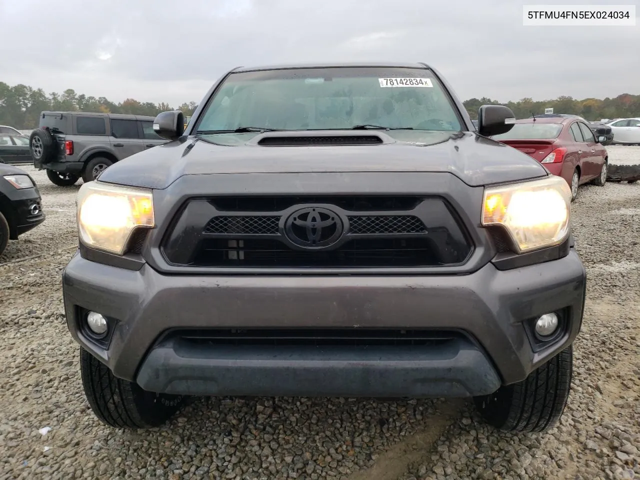 2014 Toyota Tacoma Double Cab Long Bed VIN: 5TFMU4FN5EX024034 Lot: 78142834