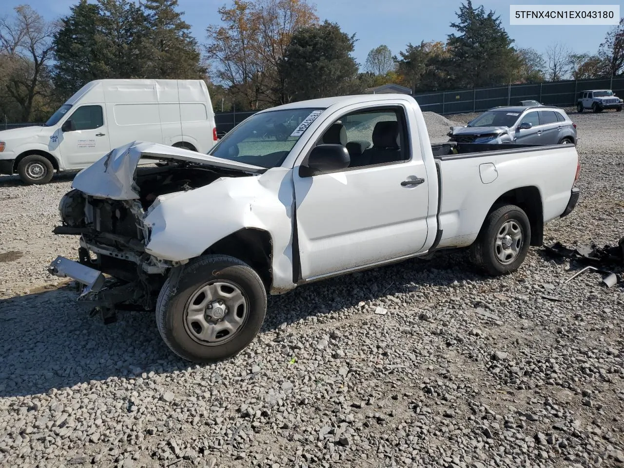 2014 Toyota Tacoma VIN: 5TFNX4CN1EX043180 Lot: 78187294