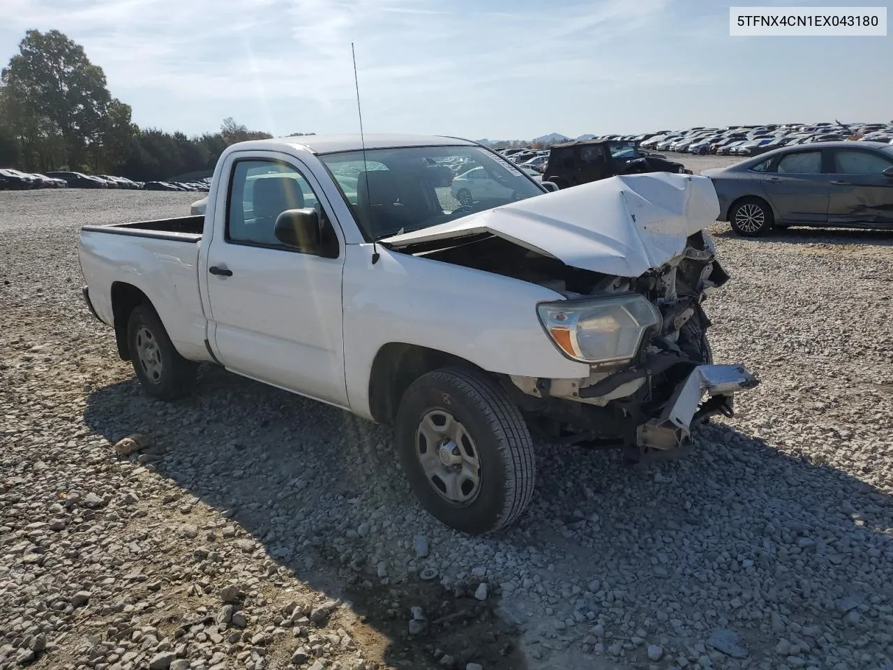 2014 Toyota Tacoma VIN: 5TFNX4CN1EX043180 Lot: 78187294