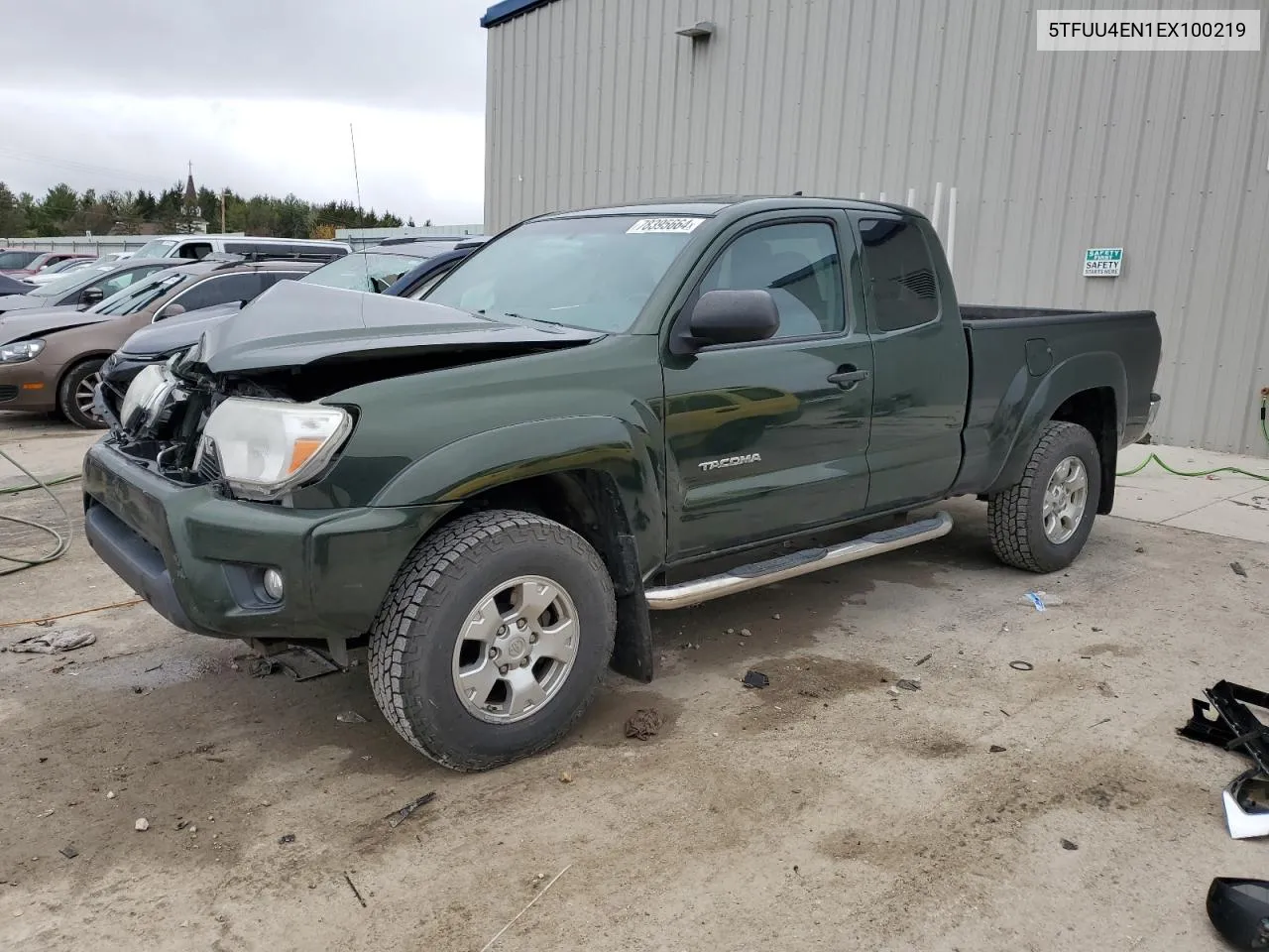 2014 Toyota Tacoma VIN: 5TFUU4EN1EX100219 Lot: 78395664