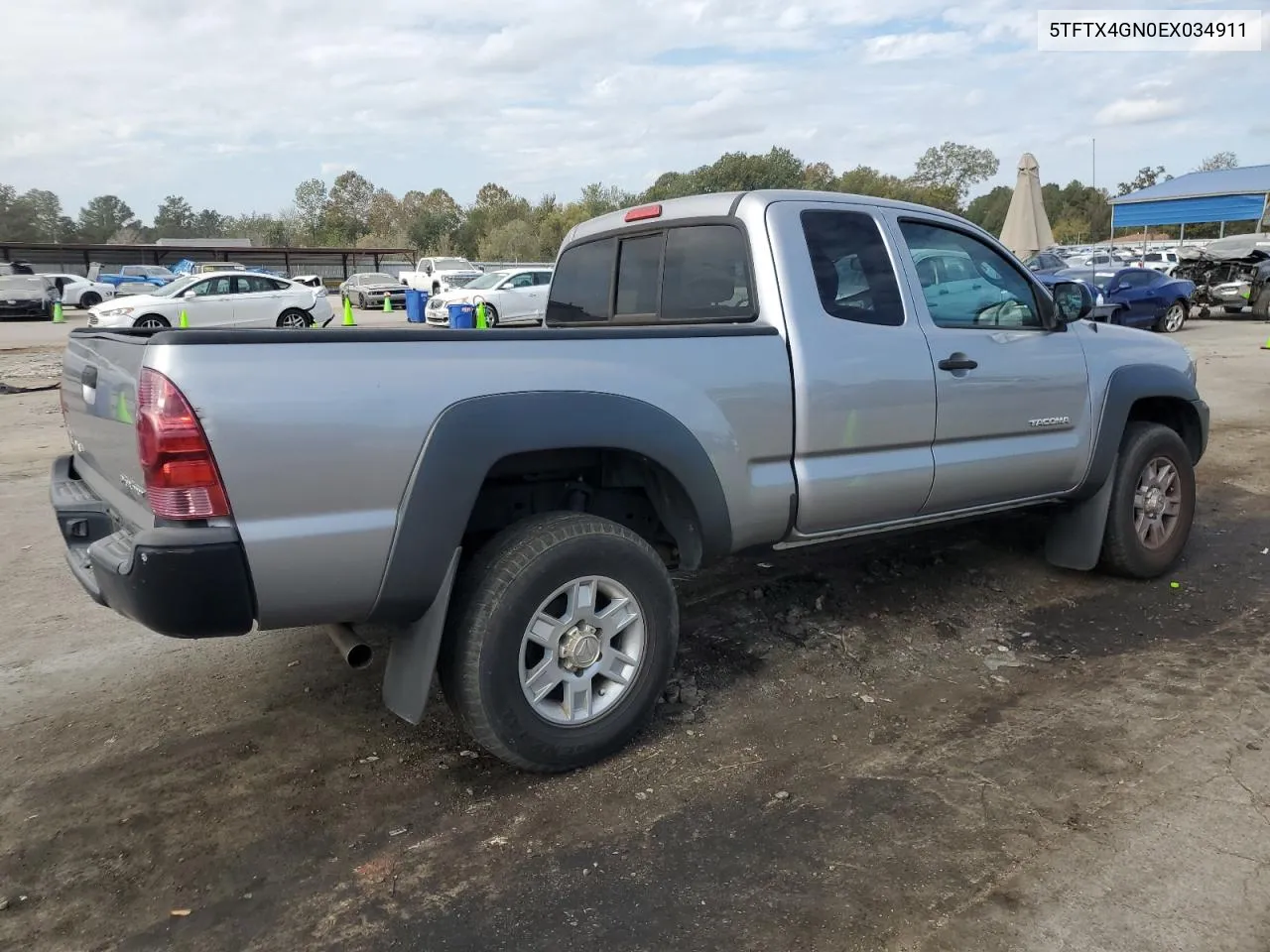 2014 Toyota Tacoma Prerunner Access Cab VIN: 5TFTX4GN0EX034911 Lot: 78511914