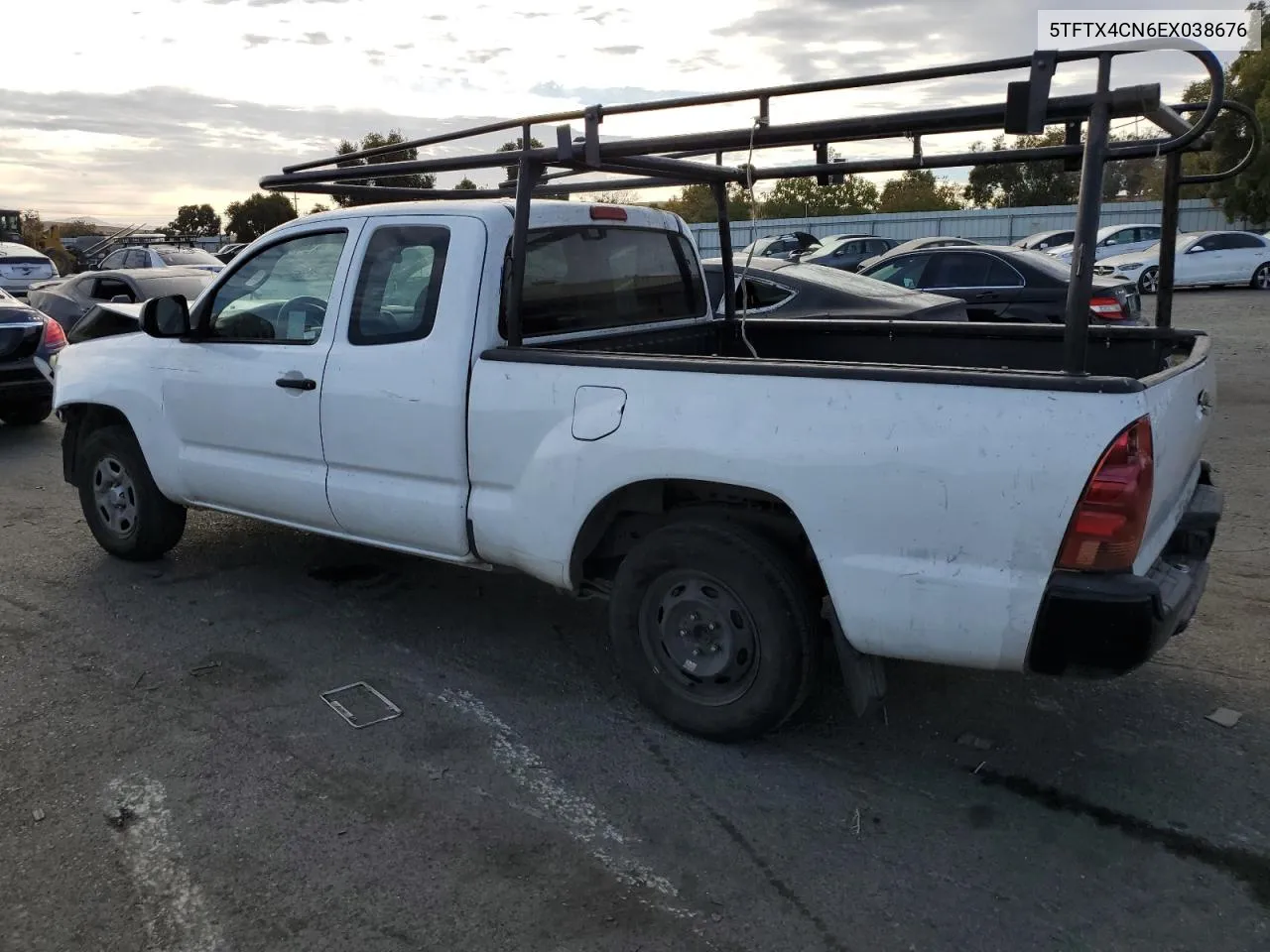 2014 Toyota Tacoma Access Cab VIN: 5TFTX4CN6EX038676 Lot: 78522604