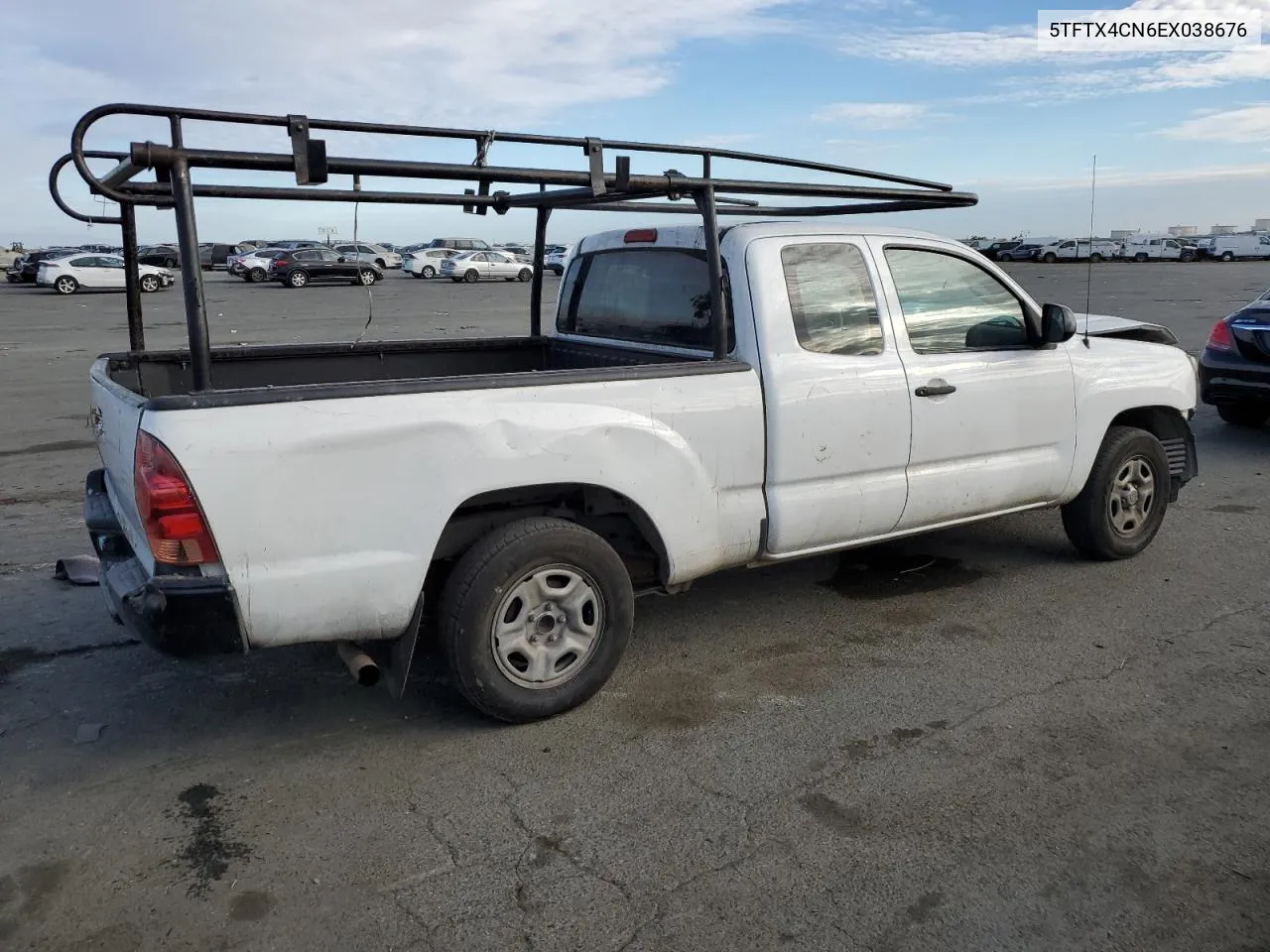 2014 Toyota Tacoma Access Cab VIN: 5TFTX4CN6EX038676 Lot: 78522604