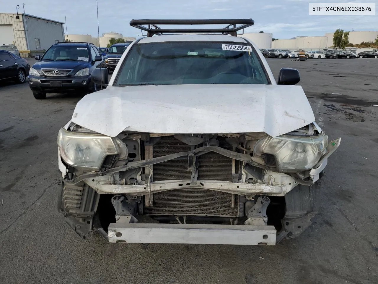 2014 Toyota Tacoma Access Cab VIN: 5TFTX4CN6EX038676 Lot: 78522604