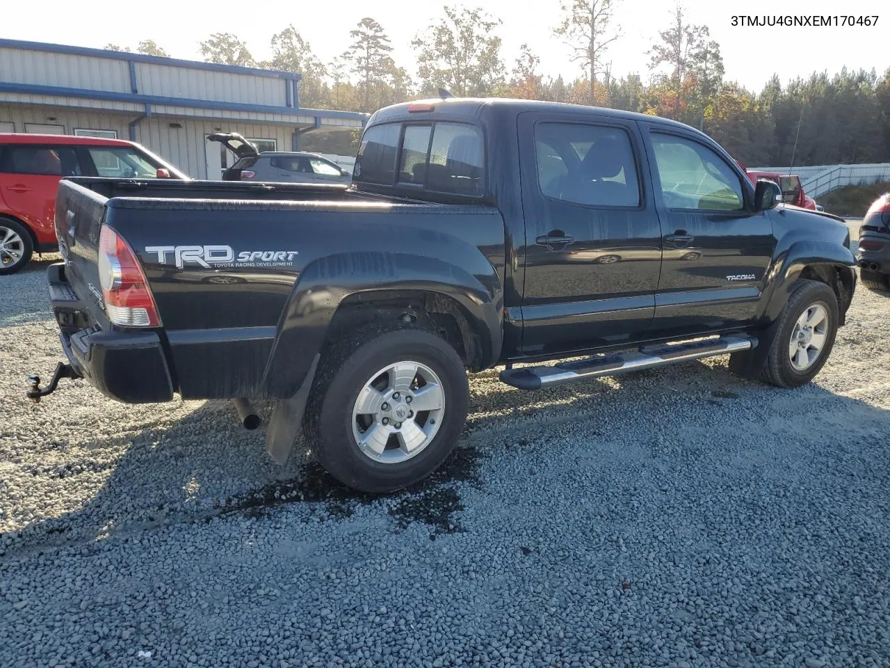 2014 Toyota Tacoma Double Cab Prerunner VIN: 3TMJU4GNXEM170467 Lot: 78571114