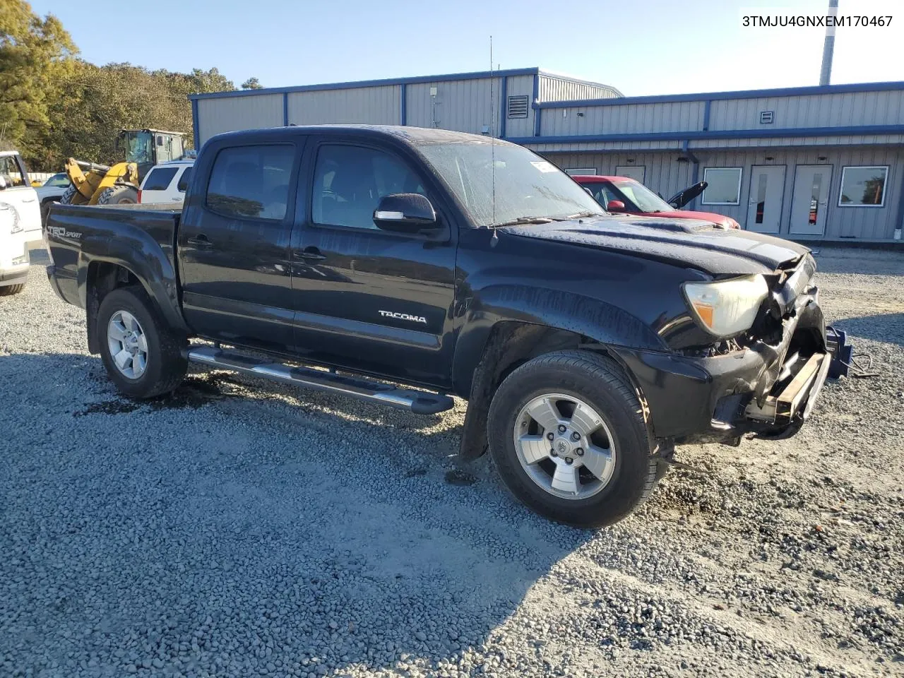 2014 Toyota Tacoma Double Cab Prerunner VIN: 3TMJU4GNXEM170467 Lot: 78571114