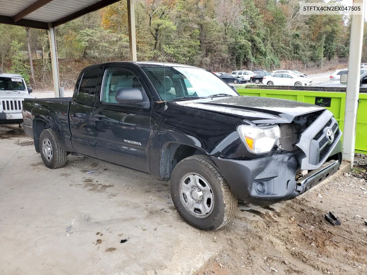 2014 Toyota Tacoma Access Cab VIN: 5TFTX4CN2EX047505 Lot: 78586024