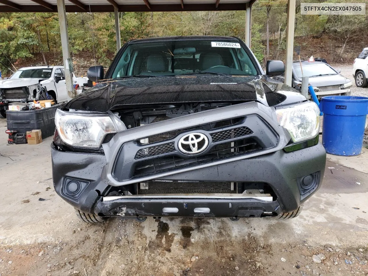 2014 Toyota Tacoma Access Cab VIN: 5TFTX4CN2EX047505 Lot: 78586024