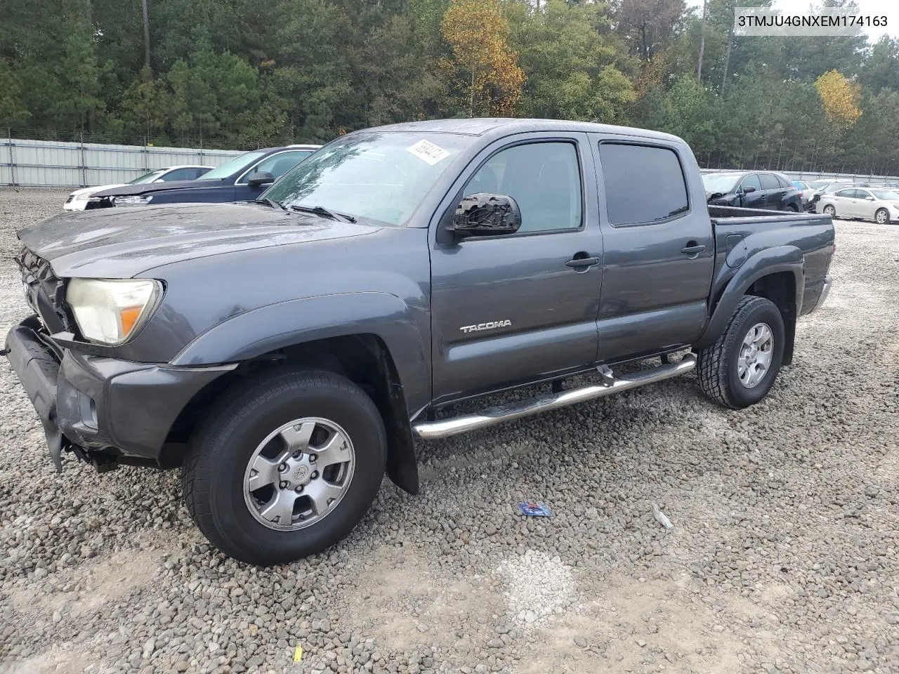 2014 Toyota Tacoma Double Cab Prerunner VIN: 3TMJU4GNXEM174163 Lot: 78684474