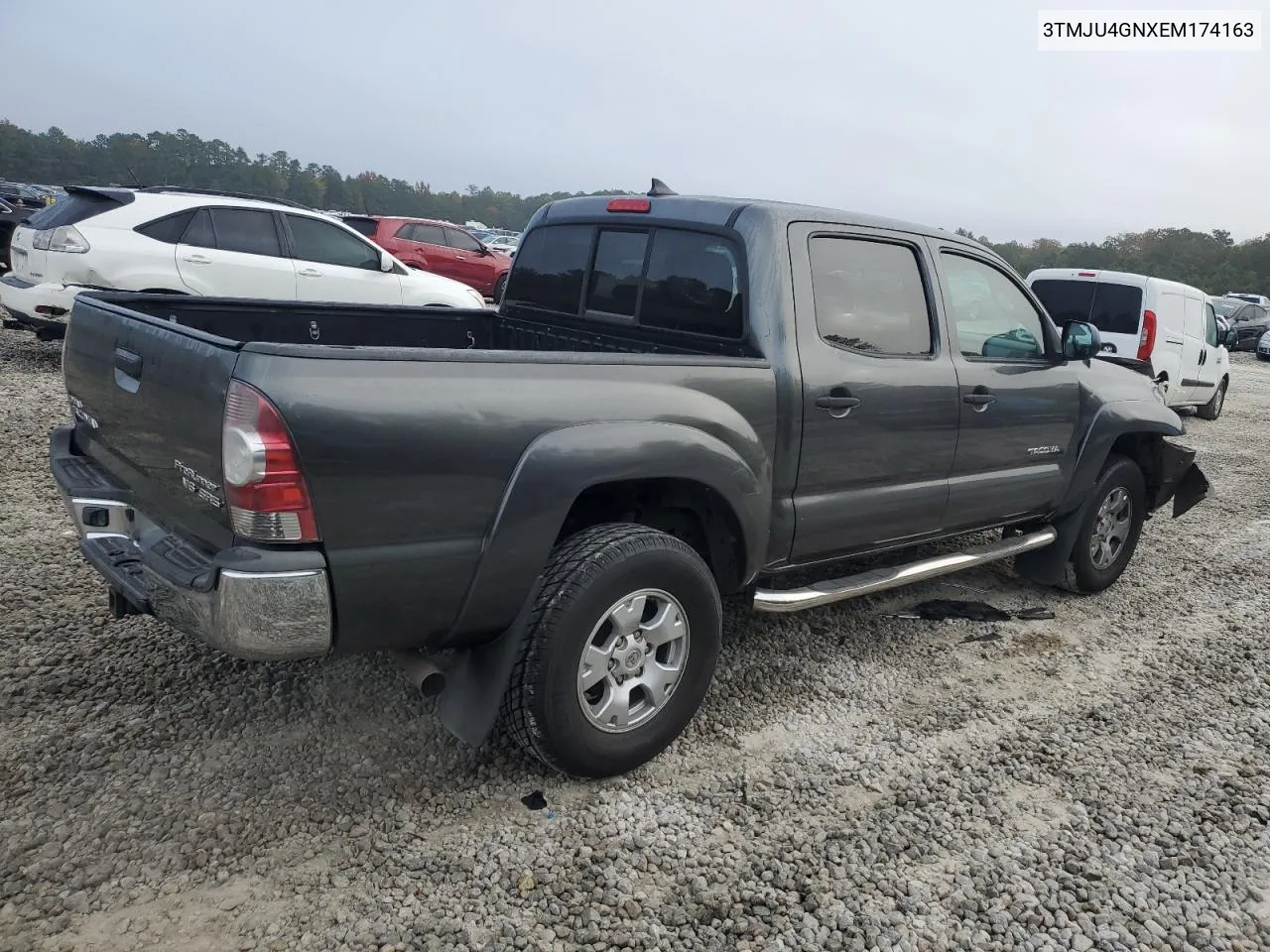 2014 Toyota Tacoma Double Cab Prerunner VIN: 3TMJU4GNXEM174163 Lot: 78684474