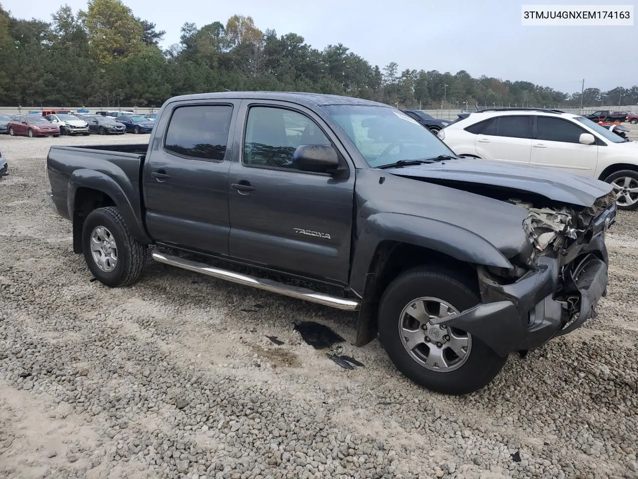 2014 Toyota Tacoma Double Cab Prerunner VIN: 3TMJU4GNXEM174163 Lot: 78684474