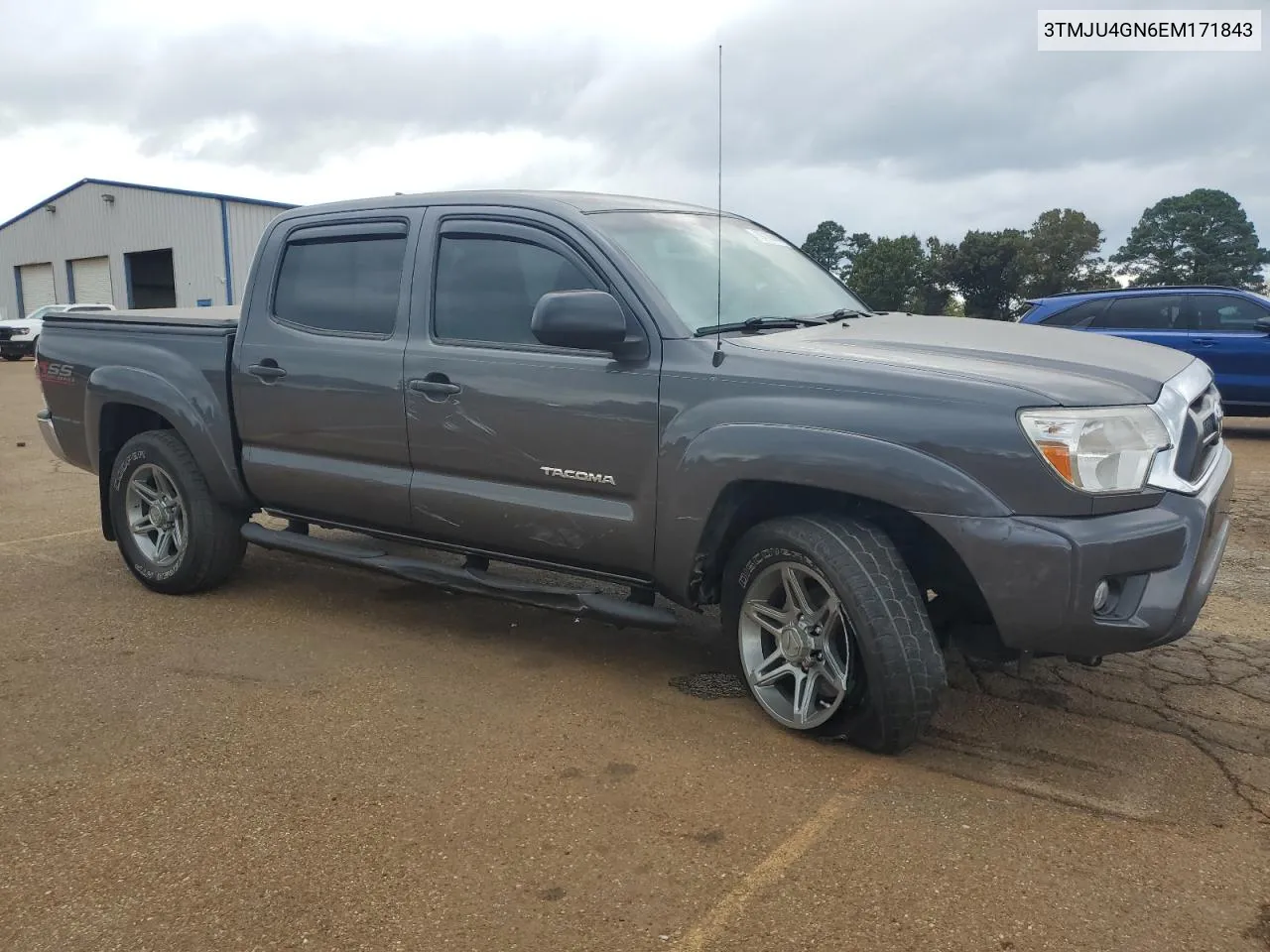 2014 Toyota Tacoma Double Cab Prerunner VIN: 3TMJU4GN6EM171843 Lot: 78720864