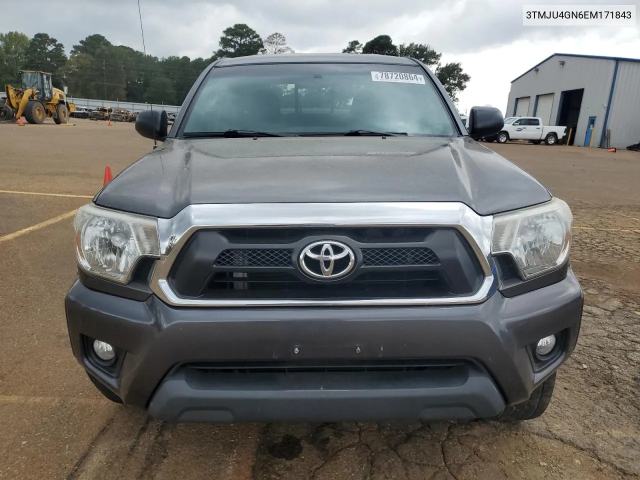 2014 Toyota Tacoma Double Cab Prerunner VIN: 3TMJU4GN6EM171843 Lot: 78720864