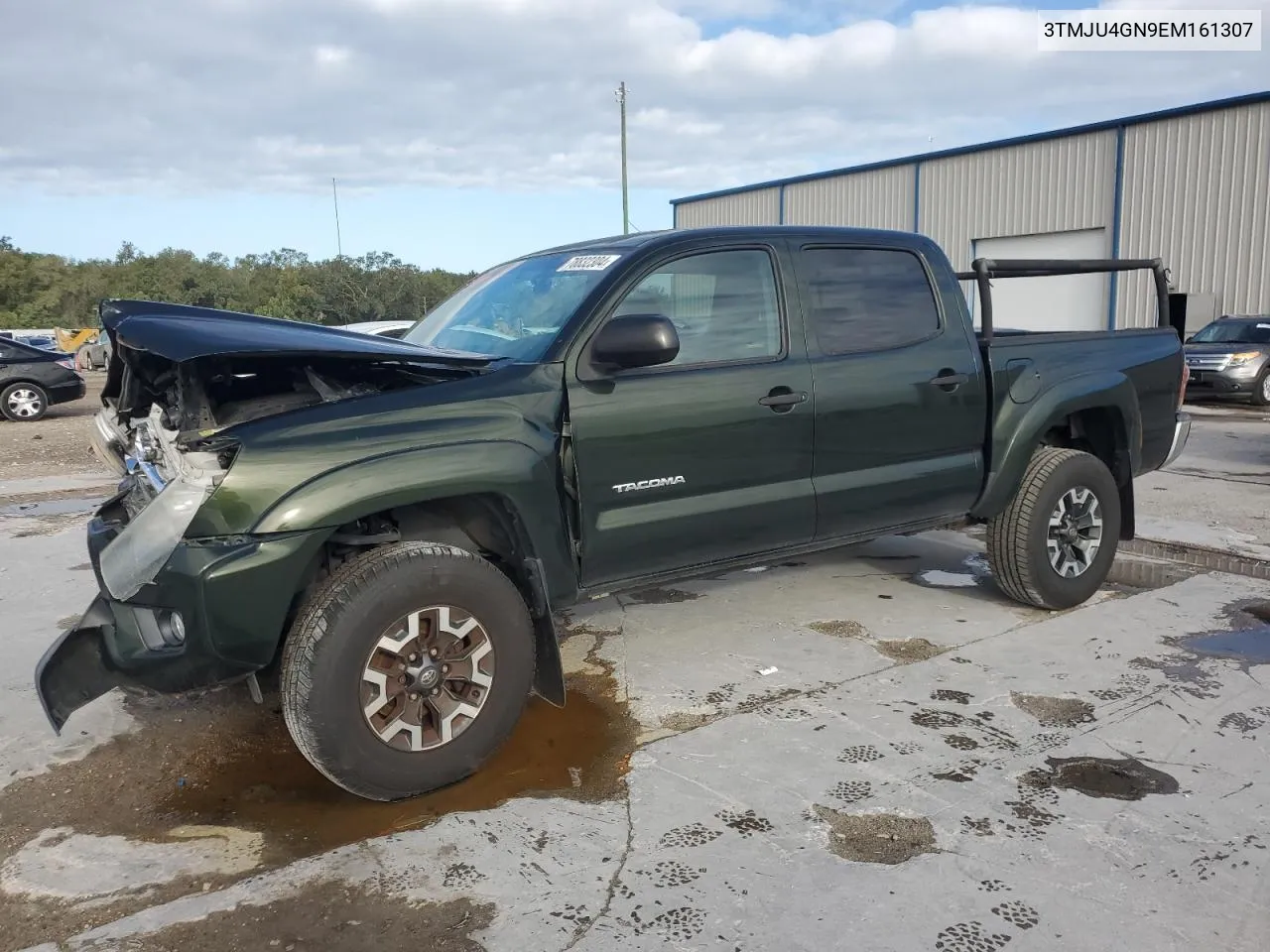 2014 Toyota Tacoma Double Cab Prerunner VIN: 3TMJU4GN9EM161307 Lot: 78832304