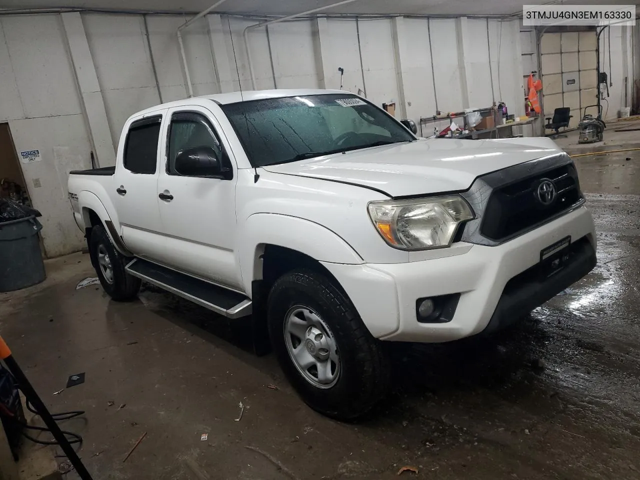 2014 Toyota Tacoma Double Cab Prerunner VIN: 3TMJU4GN3EM163330 Lot: 79005094