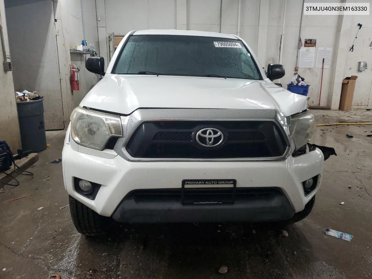 2014 Toyota Tacoma Double Cab Prerunner VIN: 3TMJU4GN3EM163330 Lot: 79005094