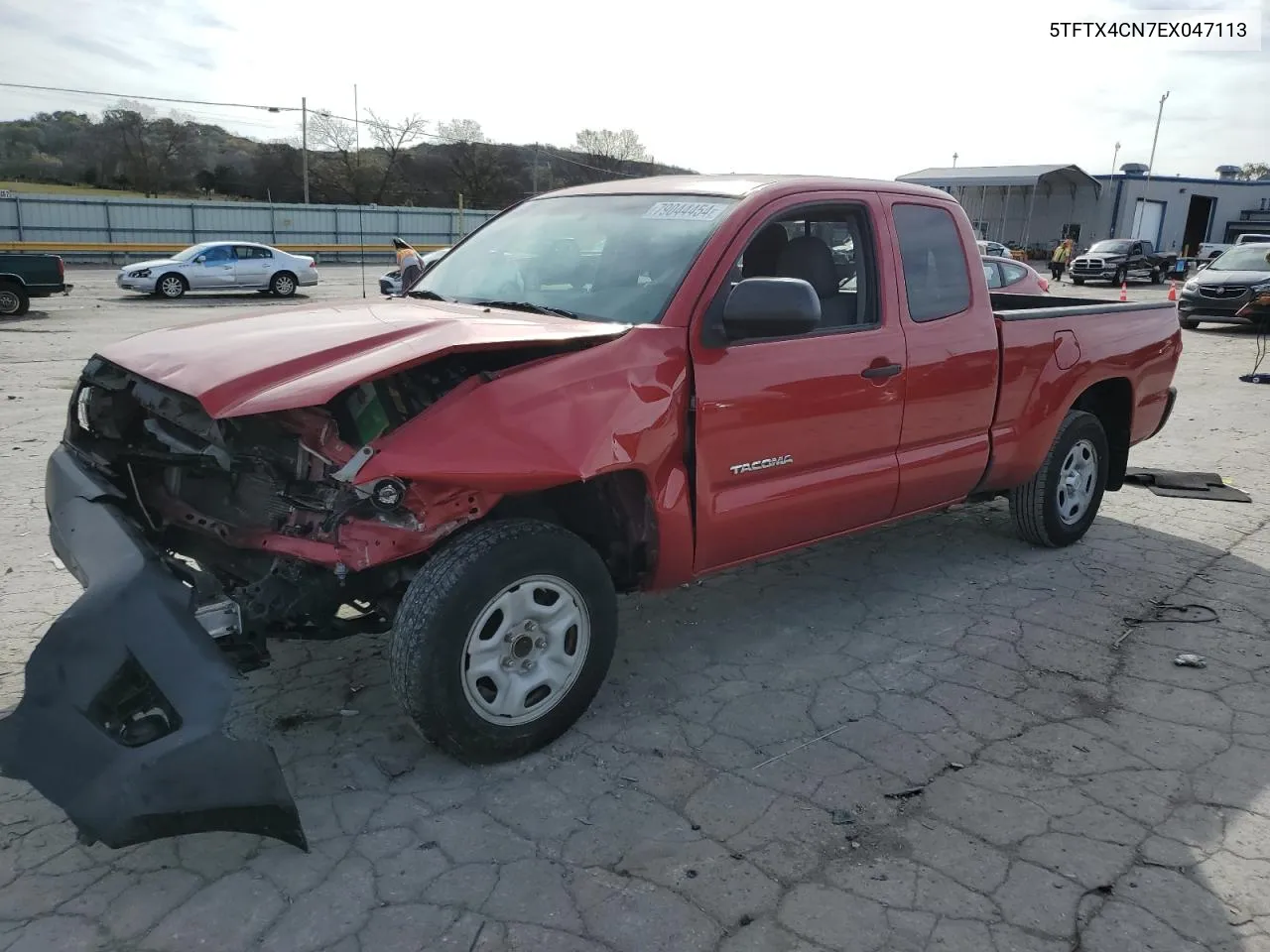 2014 Toyota Tacoma Access Cab VIN: 5TFTX4CN7EX047113 Lot: 79044454