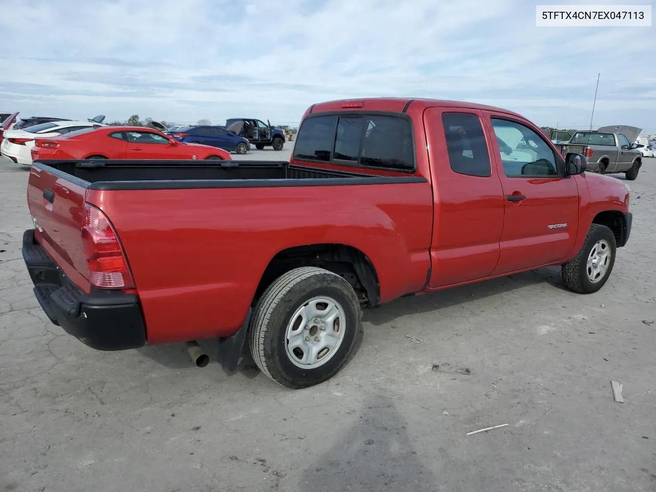 2014 Toyota Tacoma Access Cab VIN: 5TFTX4CN7EX047113 Lot: 79044454