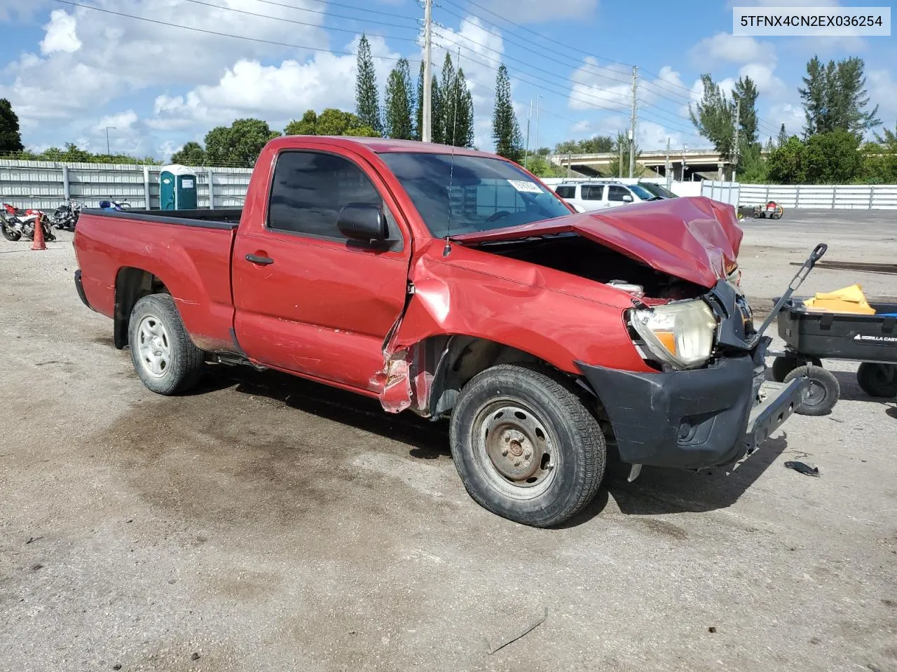 2014 Toyota Tacoma VIN: 5TFNX4CN2EX036254 Lot: 79781634