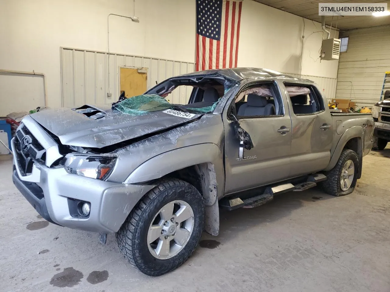 2014 Toyota Tacoma Double Cab VIN: 3TMLU4EN1EM158333 Lot: 80486754