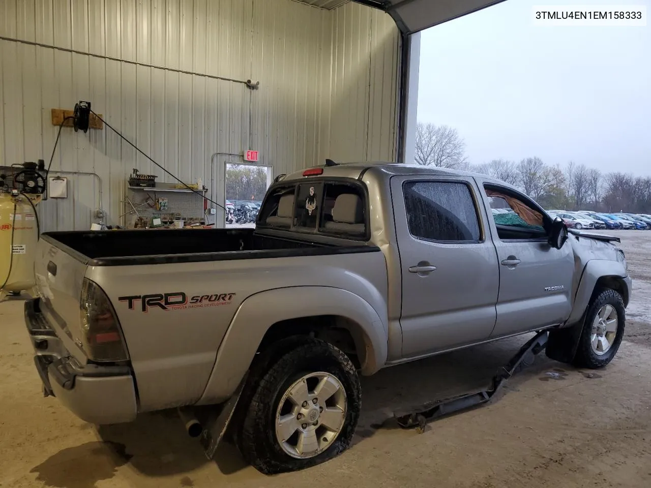 2014 Toyota Tacoma Double Cab VIN: 3TMLU4EN1EM158333 Lot: 80486754