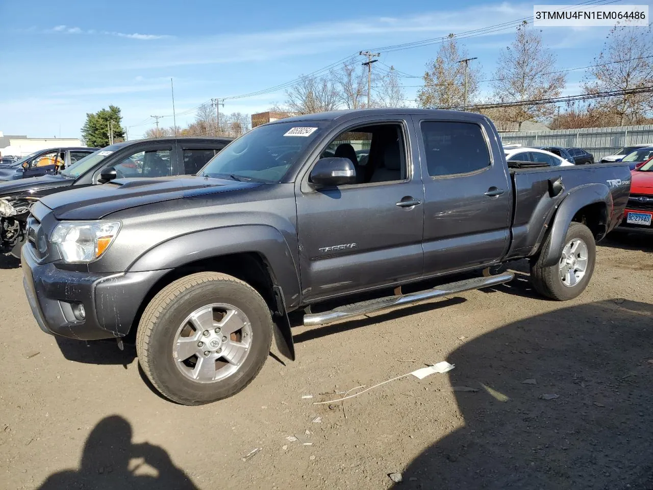 2014 Toyota Tacoma Acc VIN: 3TMMU4FN1EM064486 Lot: 80538254