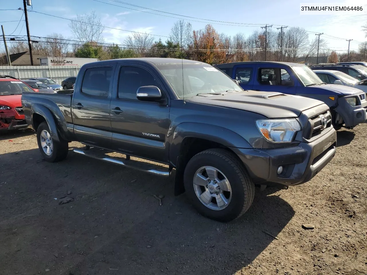 2014 Toyota Tacoma Acc VIN: 3TMMU4FN1EM064486 Lot: 80538254