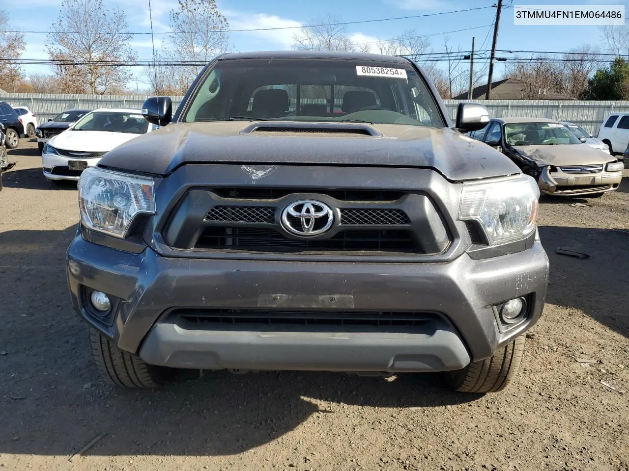 2014 Toyota Tacoma Acc VIN: 3TMMU4FN1EM064486 Lot: 80538254