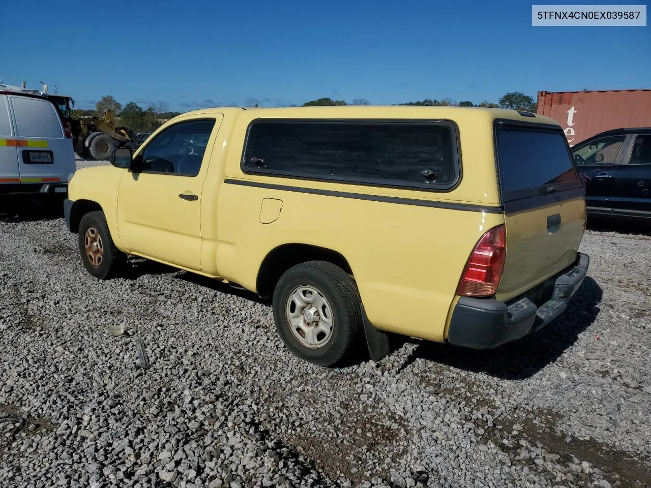 2014 Toyota Tacoma VIN: 5TFNX4CN0EX039587 Lot: 80566834