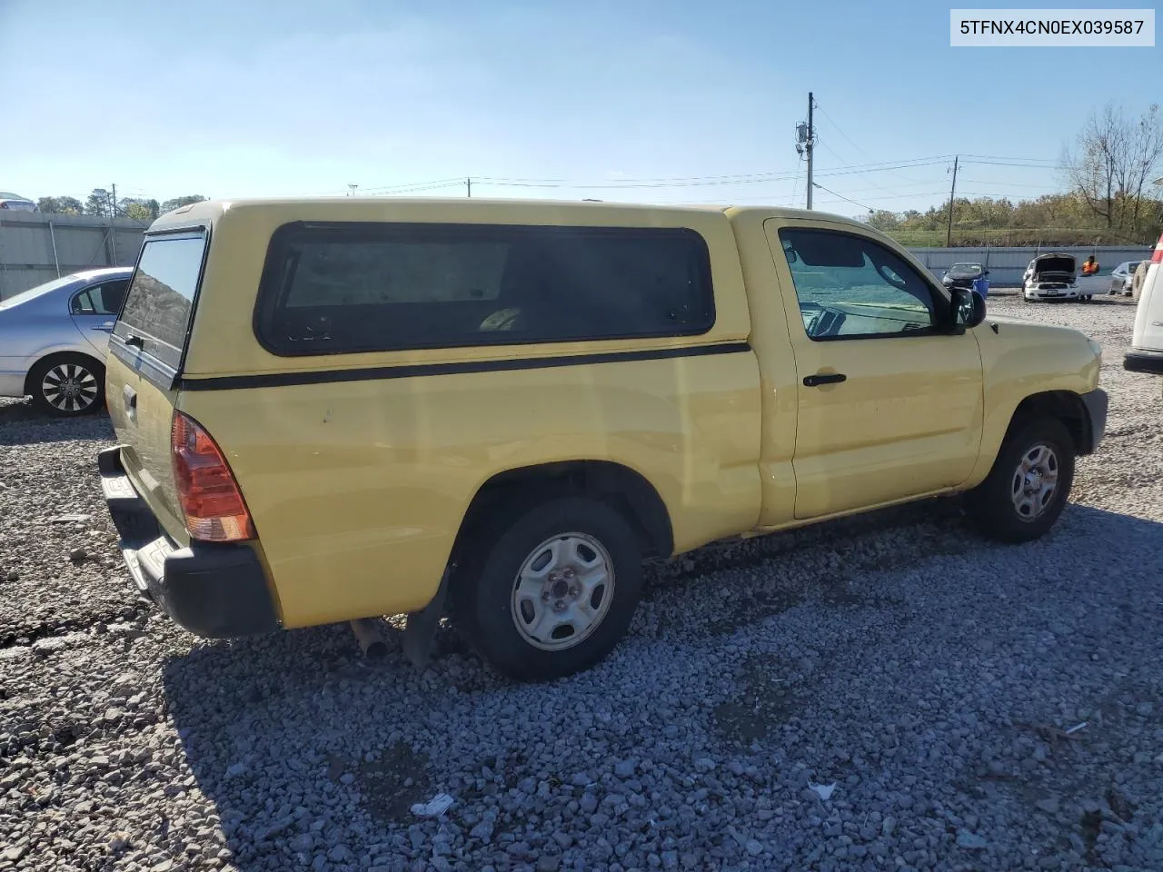 2014 Toyota Tacoma VIN: 5TFNX4CN0EX039587 Lot: 80566834