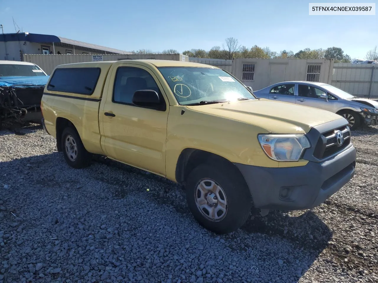 2014 Toyota Tacoma VIN: 5TFNX4CN0EX039587 Lot: 80566834