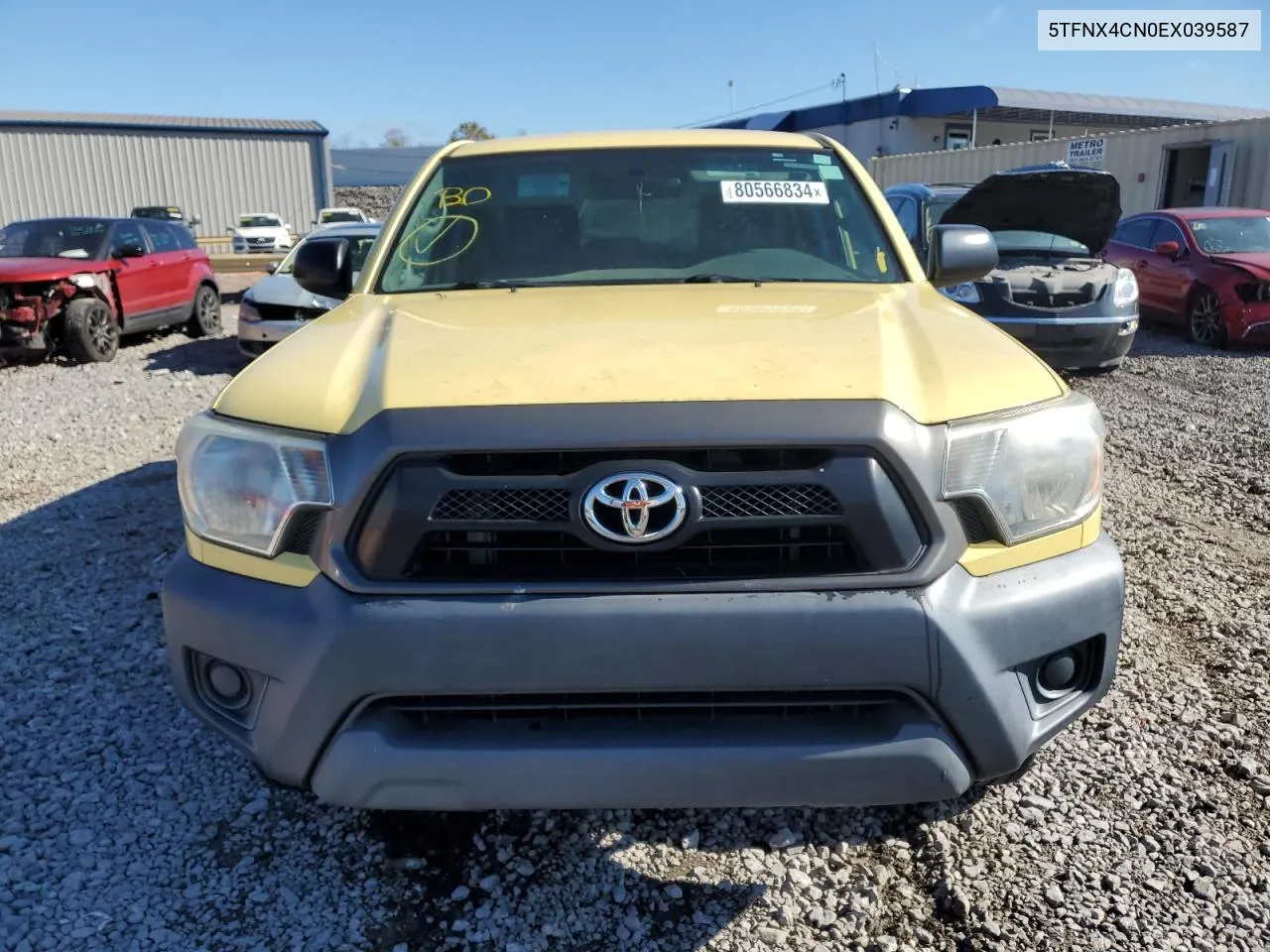 2014 Toyota Tacoma VIN: 5TFNX4CN0EX039587 Lot: 80566834