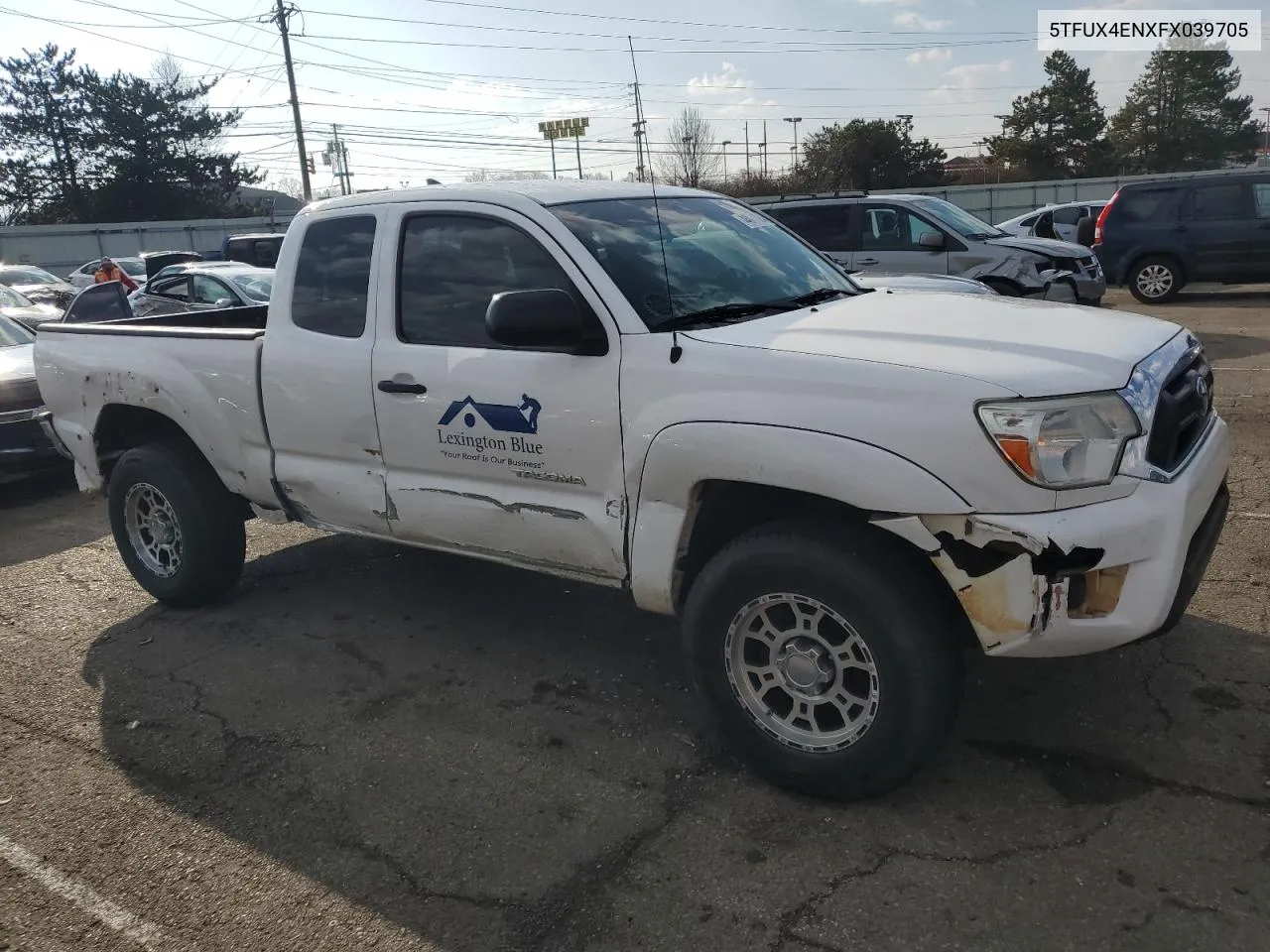 2015 Toyota Tacoma Access Cab VIN: 5TFUX4ENXFX039705 Lot: 44014084