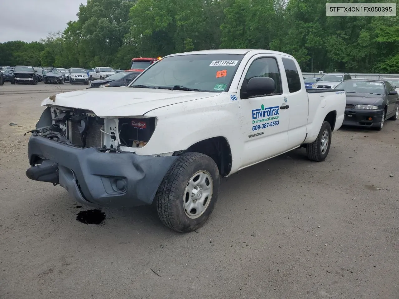 2015 Toyota Tacoma Access Cab VIN: 5TFTX4CN1FX050395 Lot: 55117544