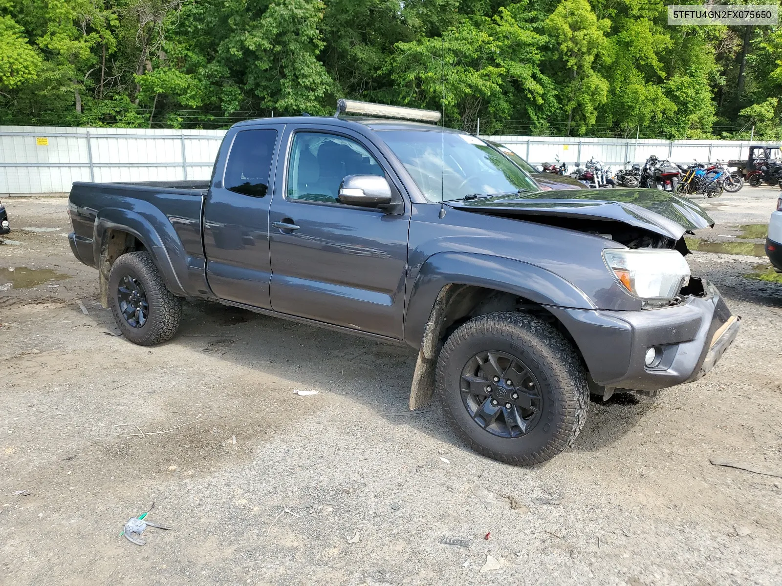 2015 Toyota Tacoma Prerunner Access Cab VIN: 5TFTU4GN2FX075650 Lot: 55541604