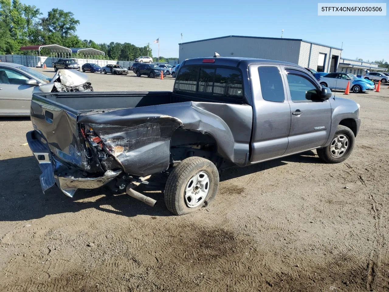 2015 Toyota Tacoma Access Cab VIN: 5TFTX4CN6FX050506 Lot: 56664294