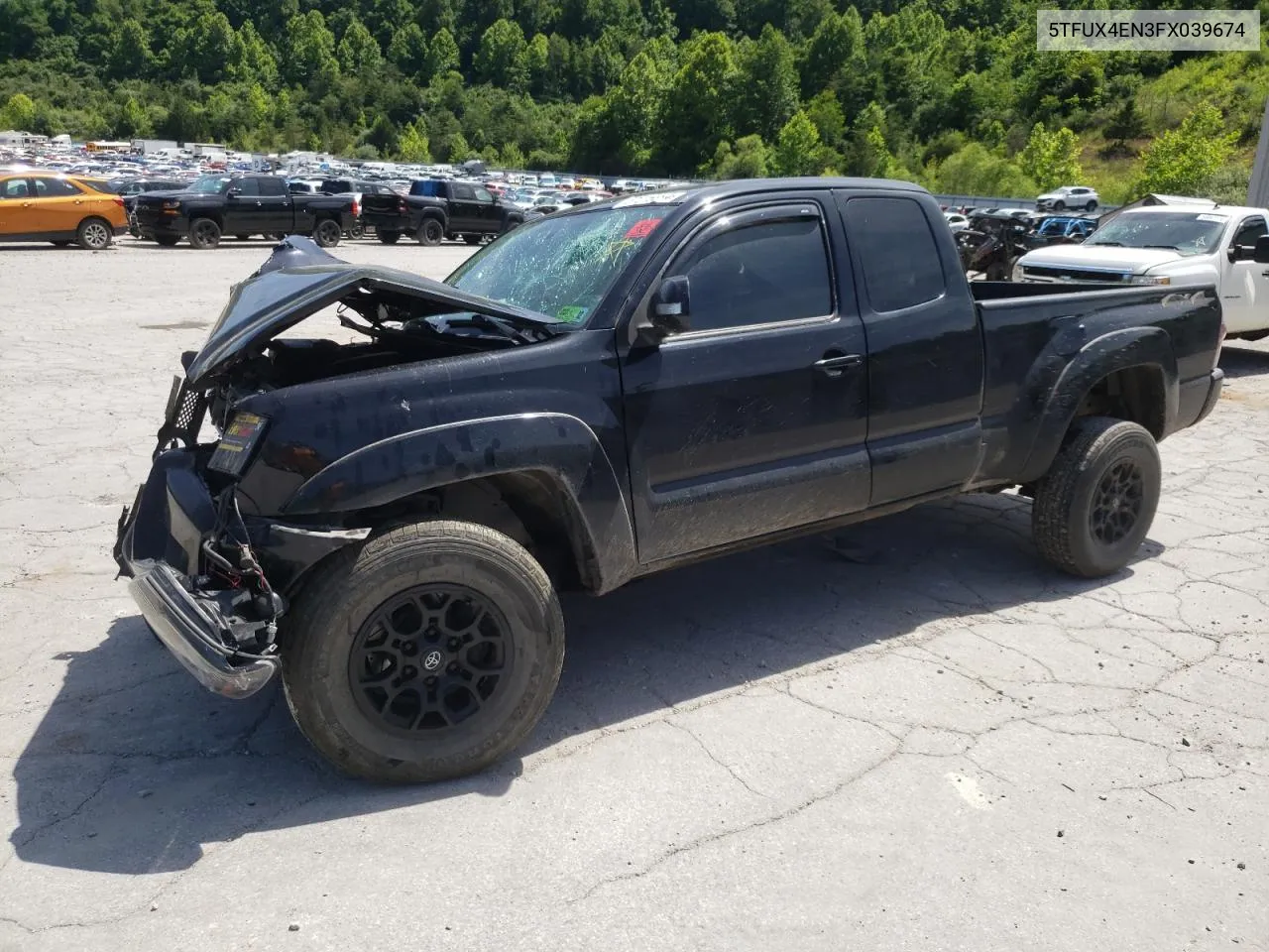 2015 Toyota Tacoma Access Cab VIN: 5TFUX4EN3FX039674 Lot: 57215214